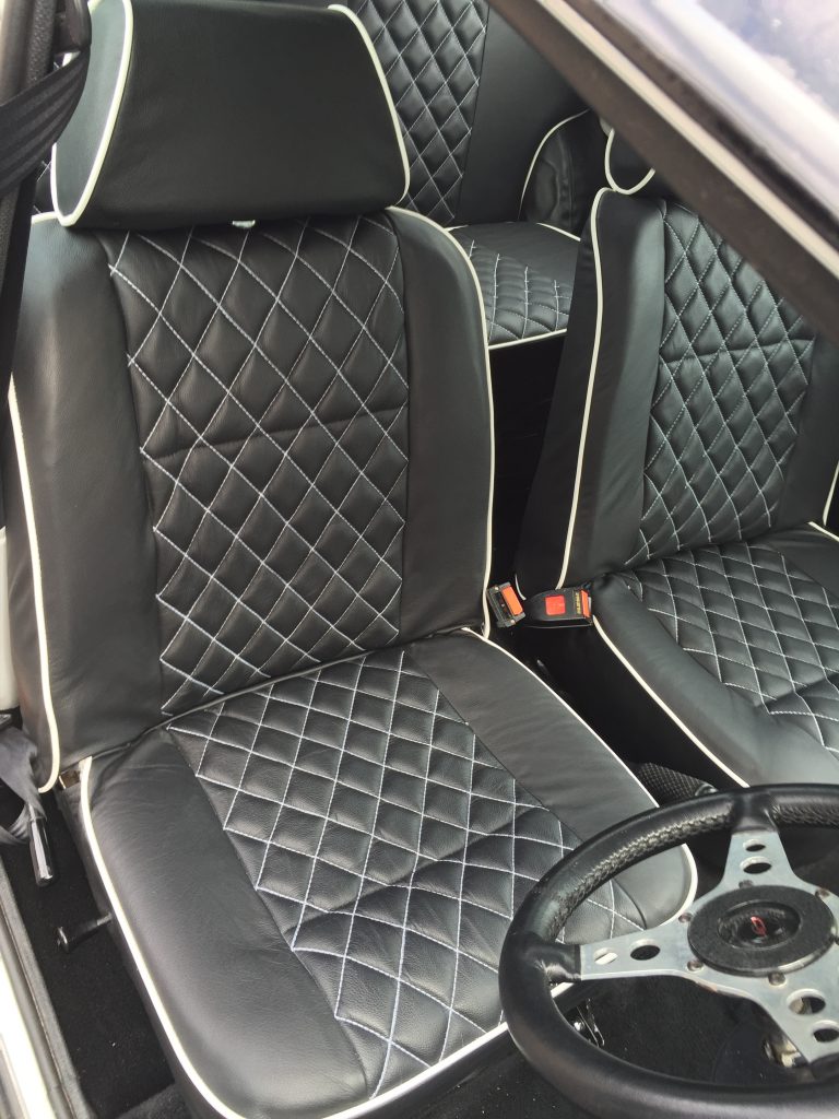 Car seat retrim - automotive upholstery